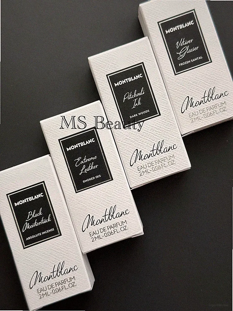 Montblanc Cologne / Perfume Sample For Men 4pcs (New Collection Released 2024)