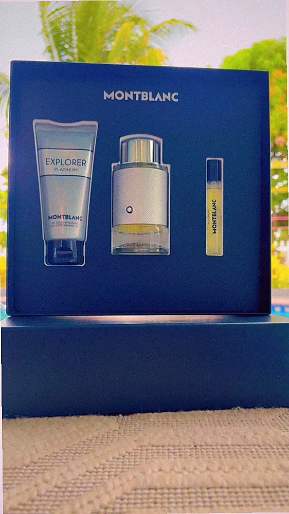 Montblanc Explorer Platinum Gift Set Eau de Toilette Men's Fragrance