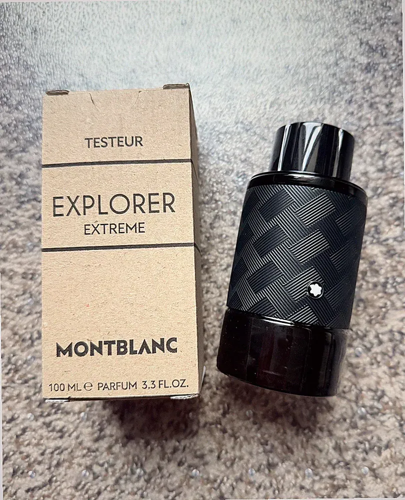 MONTBLANC MONT BLANC Explorer Extreme Parfum 3.3oz 100ml Tester Bottle for men