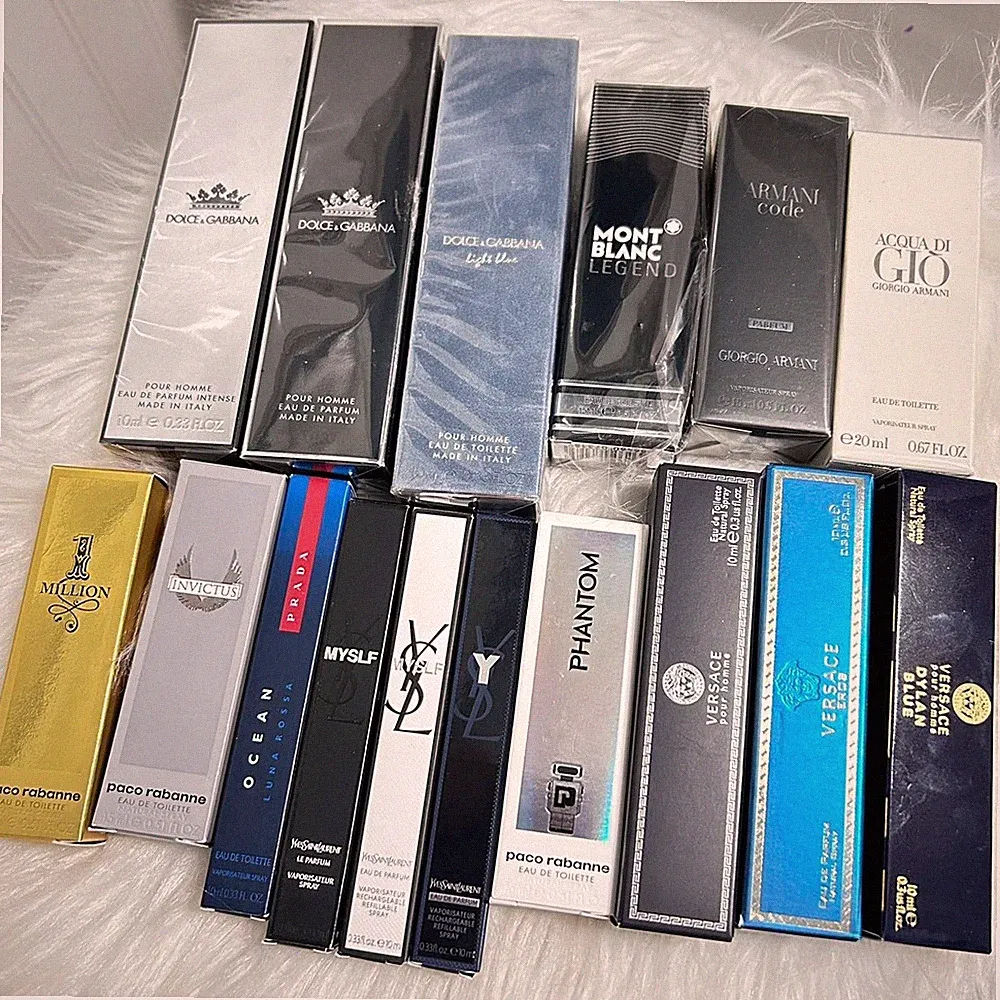 New YSL/D&G/Prada EDP/EDT Men Perfume Spray Travel size 10 ml~20ml~Choose Scent